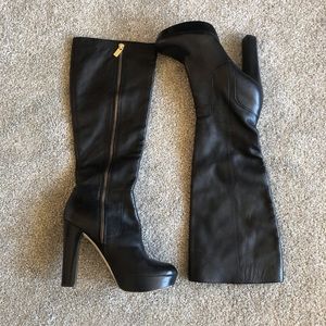 MICHAEL Michael Kors Lesly Heeled Leather Boots